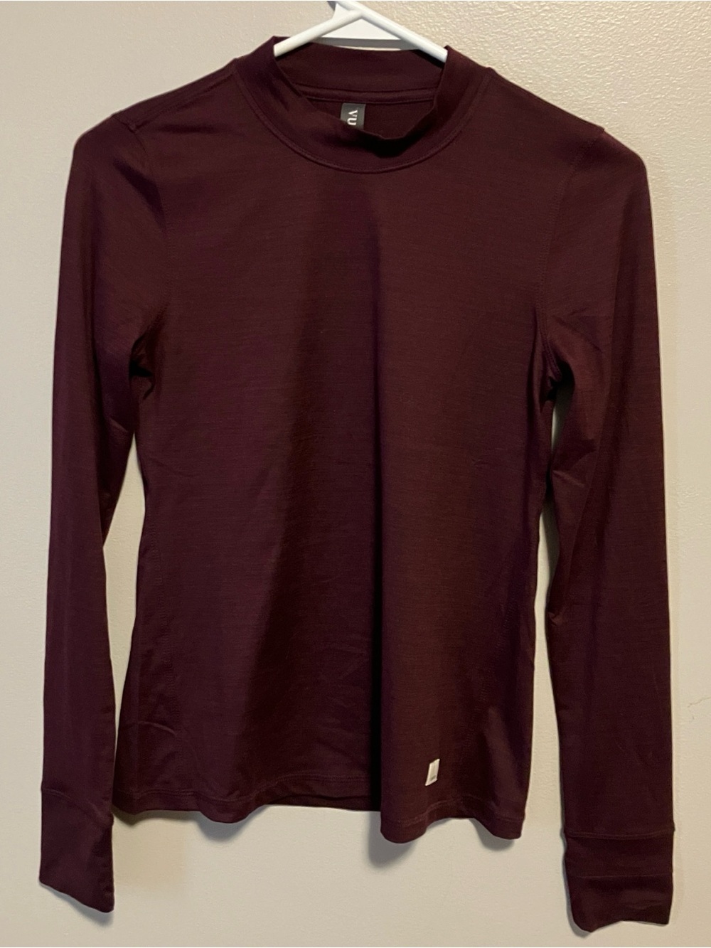 Vuori Women's Long Sleeve Top - Deep Burgundy